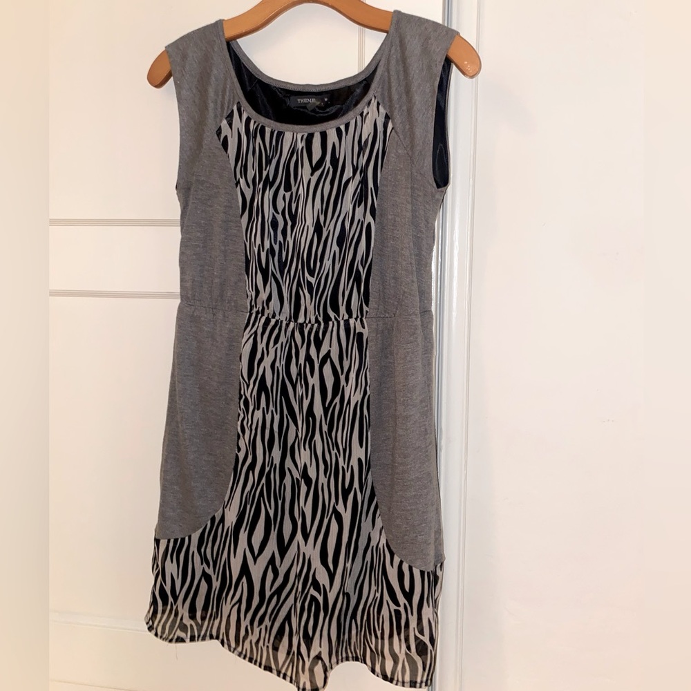 Zebra print dress